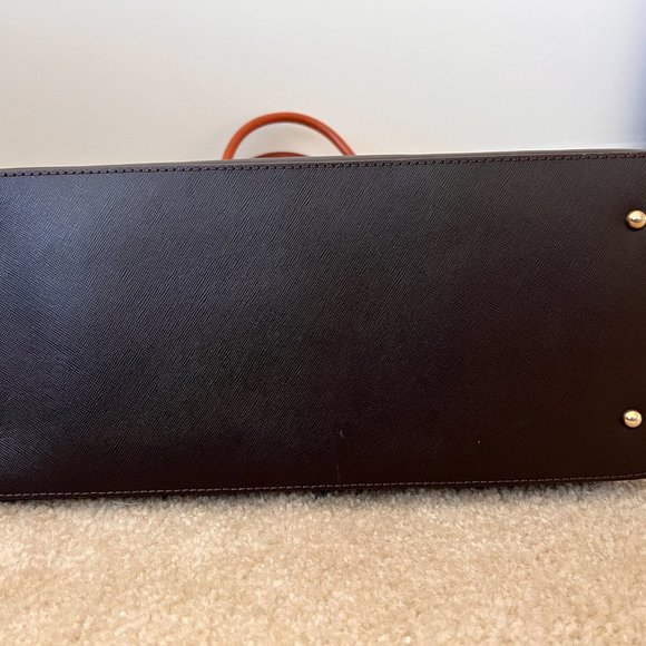 Dooney & Bourke Saffiano Large Shopper Tote Amber - Picture 2 of 8